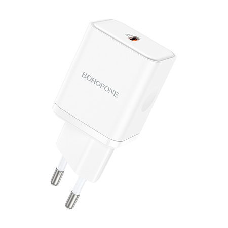 Borofone Netzladegerät BN6 Field - Typ C - QC 3.0 PD 20W weiß