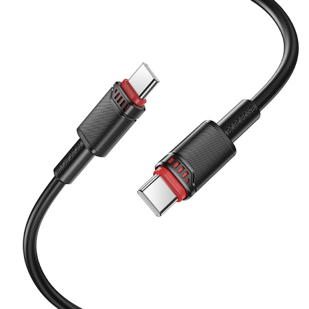 Borofone Kabel BX110 Beneficio - Typ C na Typ C - 60W 3A 1 metr czarny