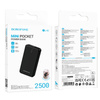 Borofone Powerbank 2500mAh BJ48 Mini - USB - schwarz