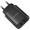 Borofone Netzladegerät BN2 Super - 2×USB - 2,1A schwarz