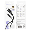 Borofone Kabel BX111 Feliz - Typ C auf Typ C - 60W 3A 1 m schwarz