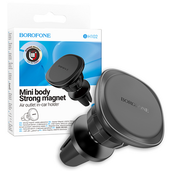 Borofone Uchwyt Samochodowy BH102 Cloud magnetyczny na kratkę czarny