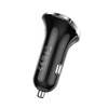 Borofone Ładowarka samochodowa BZ15 Auspicious - 2xUSB - 2,4A z kablem USB na Micro USB czarna