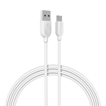 Borofone Kabel BX14 LinkJet - USB auf Typ C - 3A 1 m weiß