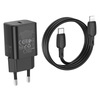 Borofone Netzladegerät BN13 Safety GaN - Typ C - PD 30W mit Kabel Typ C auf Lightning schwarz