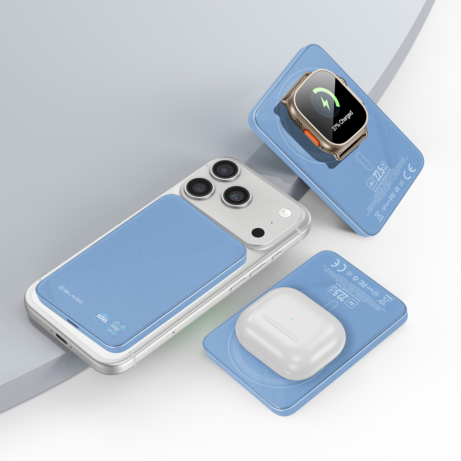 Blavec BJ-04 5000 mAh – jasnoniebieski