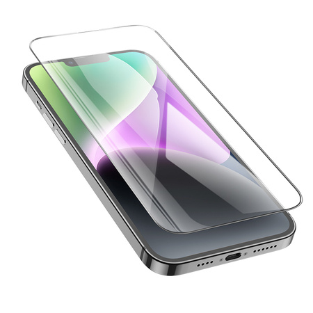 Borofone Panzerglas BF6 Diamond Armor Full Screen HD für iPhone 15/16 - 10 Stück