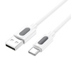 Borofone Kabel BX114 Structure - USB auf Typ C - 3A 1 m weiß