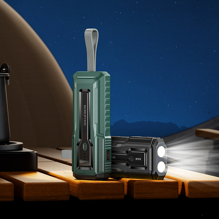 Borofone Power Bank 10000mAh BJ54 Graceful - USB + Typ C - QC 3.0 PD 20W czarny