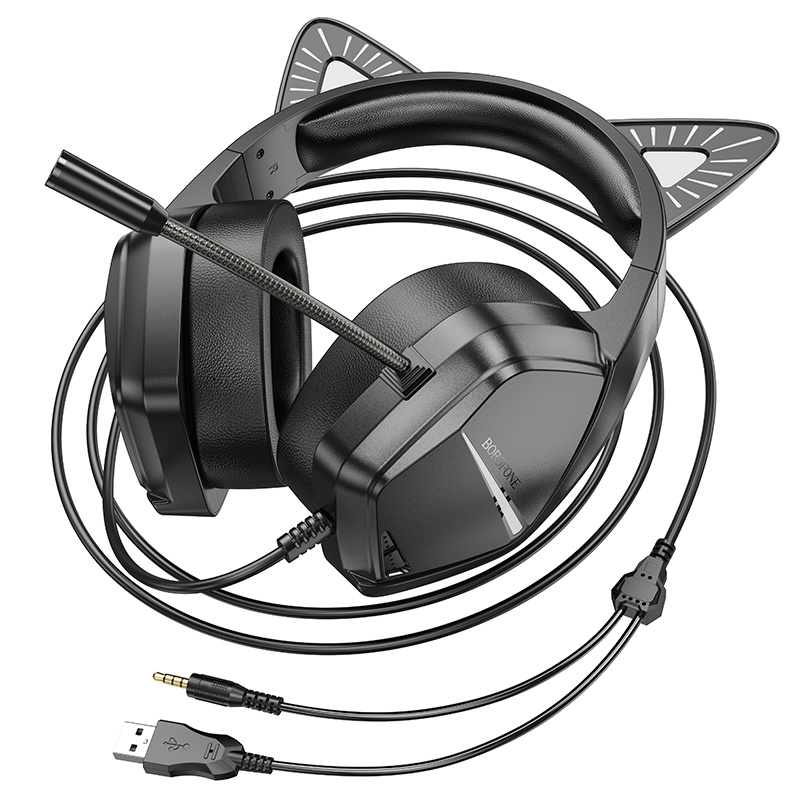 Borofone BO106 Cute Cat Ear Over-Ear-Kopfhörer