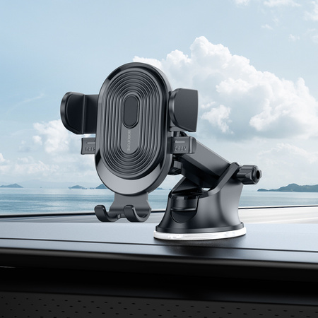 Borofone Uchwyt Samochodowy BH85 Experience z przyssawką czarny