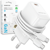 Borofone Netzladegerät BN28 Fuente - Typ C - PD 30W mit Kabel Typ C auf Typ C weiß
