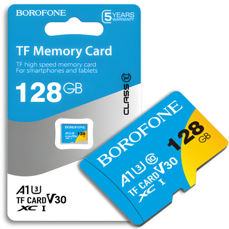 Borofone MicroSD-Speicherkarte 128GB SDXC U3 Class10 100MB/s