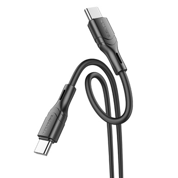 Borofone Kabel BX99 Method - Typ C auf Typ C - 60W 3A 1 m schwarz