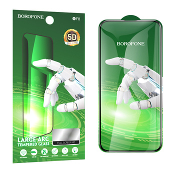 Borofone Hartowane szkło BF8 Diamond Armor Full Screen 5D Large Arc do Iphone 16 Pro/17 - 10 sztuk