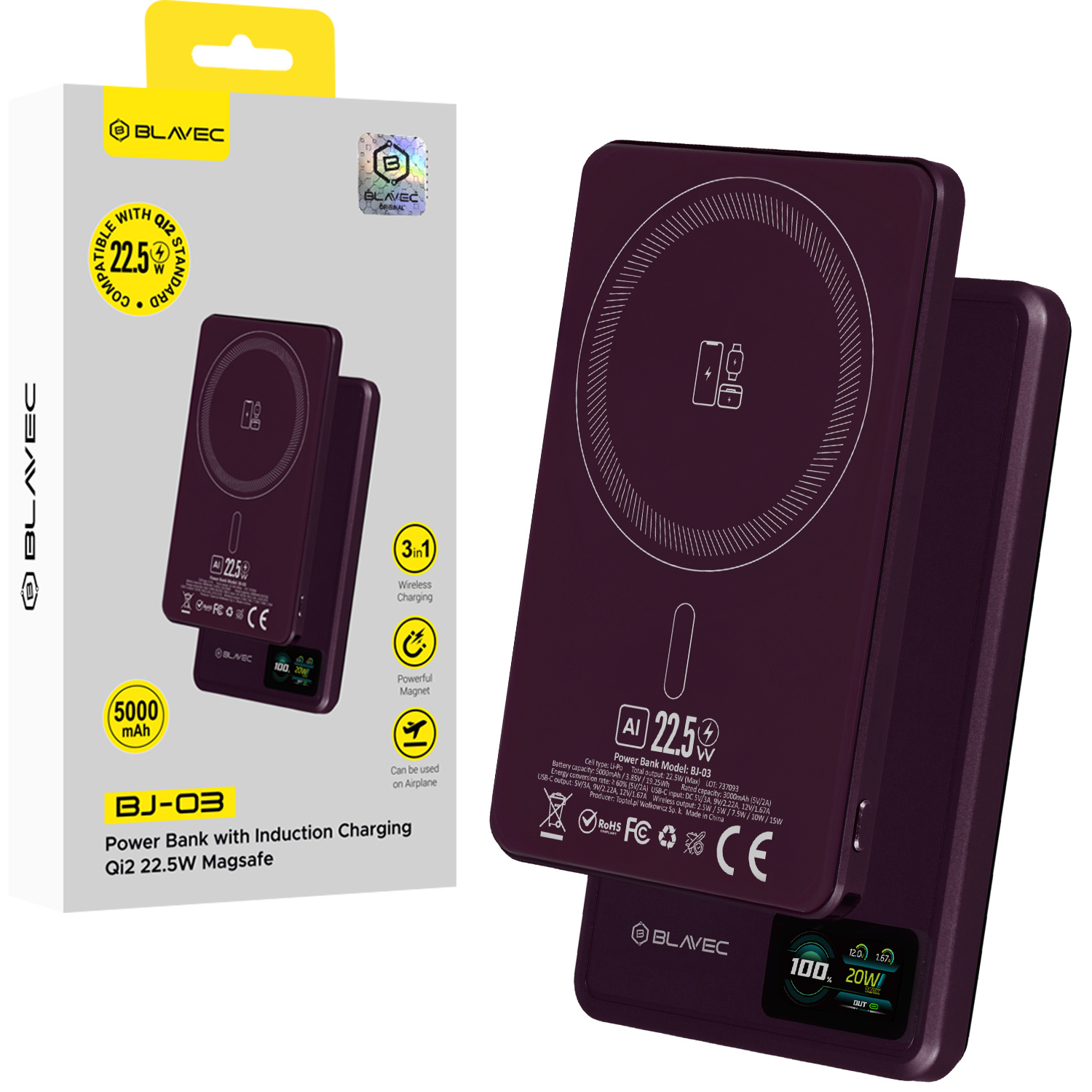 Blavec BJ-03 – fioletowy