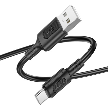Borofone Kabel BX111 Feliz - USB auf Typ C - 3A 1 m schwarz
