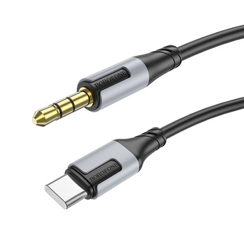 Borofone AUX-Kabel BL19 Creator - Klinke 3,5mm auf Typ C - 1 m schwarz