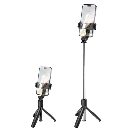 Borofone Uchwyt Selfie BY13 Nube bluetooth ze statywem i pilotem czarny