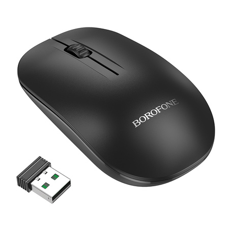 Borofone Computermaus BG14 Planet kabellos schwarz