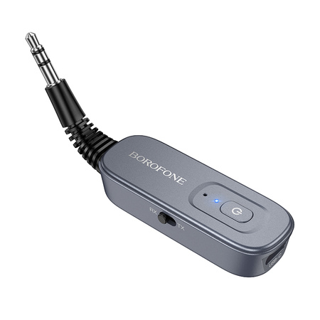 Borofone Odbiornik dźwięku Bluetooth AUX BC51 Clear Way szary