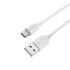 Borofone Kabel BX14 LinkJet - USB na Typ C - 3A 1 metr biały