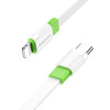 Borofone Kabel BX89 Union - Typ C na Lightning - PD 20W 1 metr biało-zielony