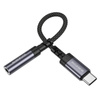 Borofone Adapter BV24 Graceful - Typ C auf Klinke 3,5mm (DAC) - grau