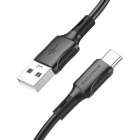 Borofone Kabel BX80 Succeed - USB na Typ C - 3A 1 metr czarny