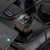 Borofone FM-Transmitter BC59 Heroic MP3, Bluetooth - 2×USB + Typ C - schwarz