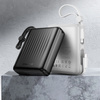 Borofone Powerbank 15000mAh BJ70A Vigorous - USB + Typ C - QC 3.0 PD 20W mit Kabeln Typ C und Lightning schwarz