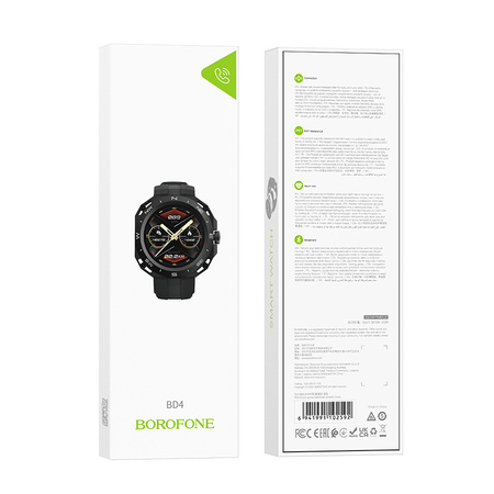 Borofone Smartwatch BD4 Smart schwarz