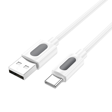 Borofone Kabel BX114 Structure - USB na Typ C - 3A 1 metr biały