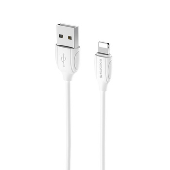 Borofone Kabel BX19 Benefit - USB auf Lightning - 2,4A 1 m weiß