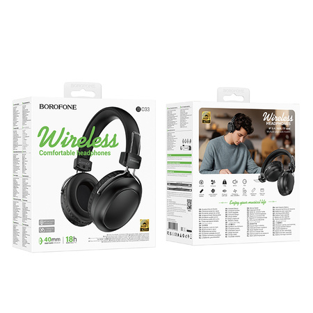 Borofone Over-Ear-Kopfhörer BO33 Melody Bluetooth schwarz