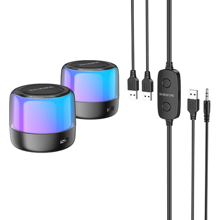 Borofone Głośnik Bezprzewodowy Bluetooth BP12 Colorful Stereo 2 w 1 (2 sztuki)