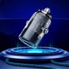 Borofone Kfz-Ladegerät BZ29B Outstanding - 2×Typ C - PD 36W 3A transparent-violett