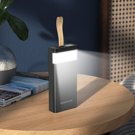Borofone Power Bank 20000mAh BJ18 Coolmy - 2xUSB - czarny