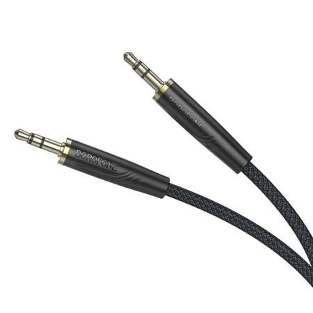 Borofone AUX-Kabel BL23 Refinado - Klinke 3,5mm auf Klinke 3,5mm - 1 m schwarz