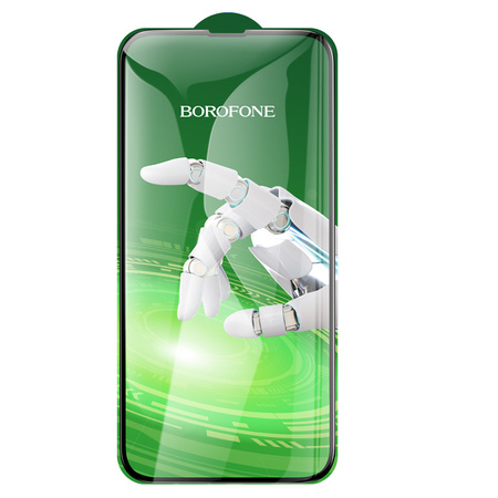 Borofone Hartowane szkło BF8 Diamond Armor Full Screen 5D Large Arc do Iphone 15 - 10 sztuk