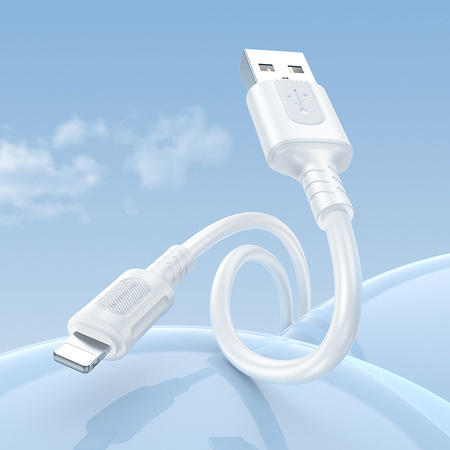 Borofone Kabel BX111 Feliz - USB auf Lightning - 2,4A 1 m weiß