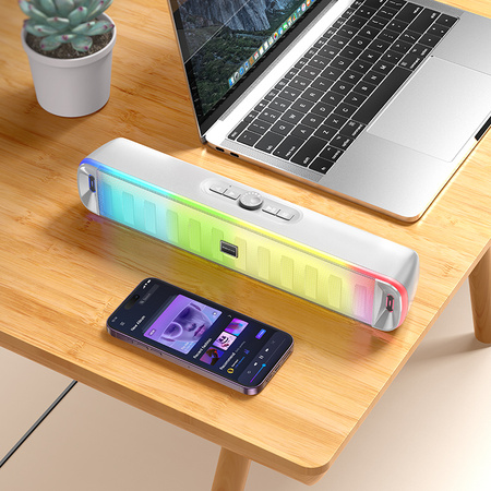 Borofone Kabelloser Bluetooth-Lautsprecher BR43 Colorful grau