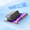 Borofone Netzladegerät BN22 Lena GaN - 2×Typ C + USB - QC 3.0 PD 65W grau