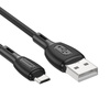 Borofone Kabel BX86 Advantage - USB na Micro USB - 2,4A 1 metr czarny