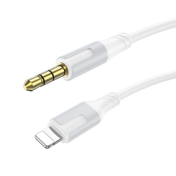 Borofone AUX-Kabel BL19 Creator - Klinke 3,5mm auf Lightning - 1 m weiß