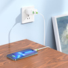 Borofone Kabel BX89 Union - Typ C na Lightning - PD 20W 1 metr biało-zielony