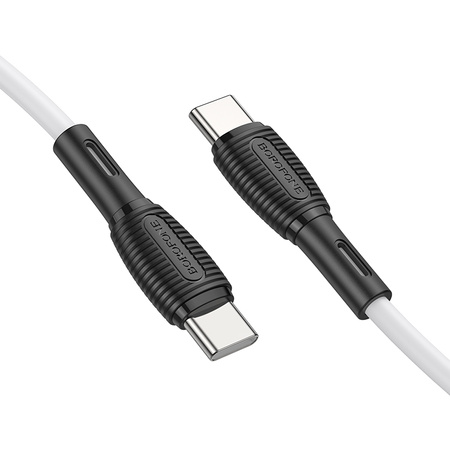 Borofone Kabel BX86 Advantage - Typ C na Typ C - 60W 1 metr biały