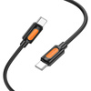 Borofone Kabel BX114 Structure - Typ C auf Typ C - PD 60W 3A 1 m schwarz
