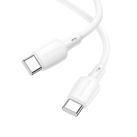 Borofone Kabel BX93 Super Power - Typ C auf Typ C - 60W 3A 1 m weiß