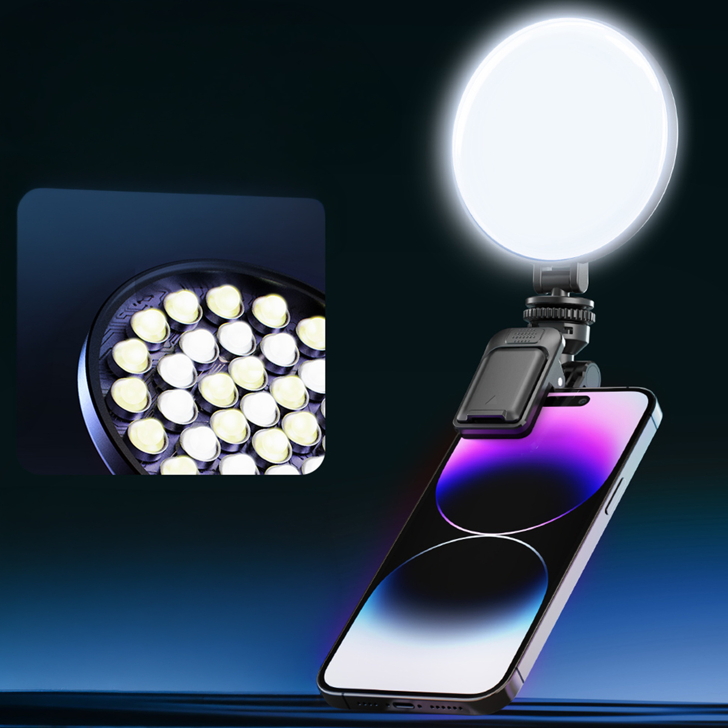 Lampa pierścieniowa Blavec Aura Mini P-60